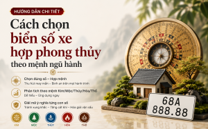 Cách chọn biển số xe hợp phong thuỷ theo mệnh ngũ hành — Tin tức Pháp Biển Đẹp